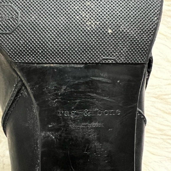 Rag and Bone black round toe boots - Picture 8 of 8